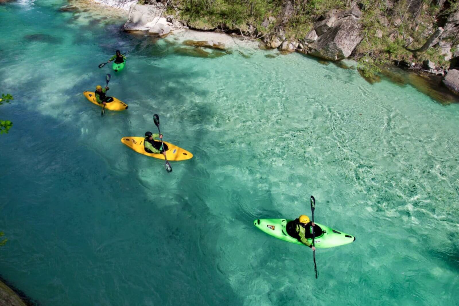 Soca river kayaking