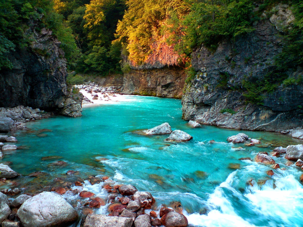 The Soča river