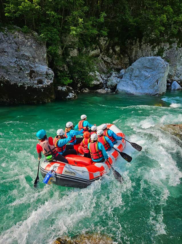Rafting Soča River, Bovec