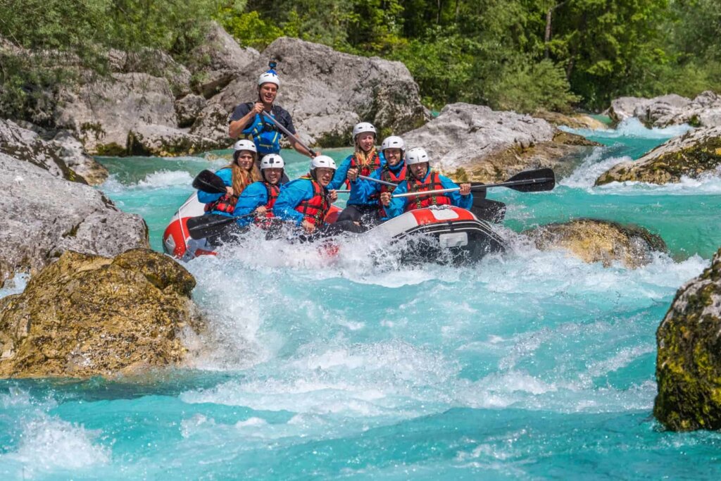 Rafting Soča River, Bovec
