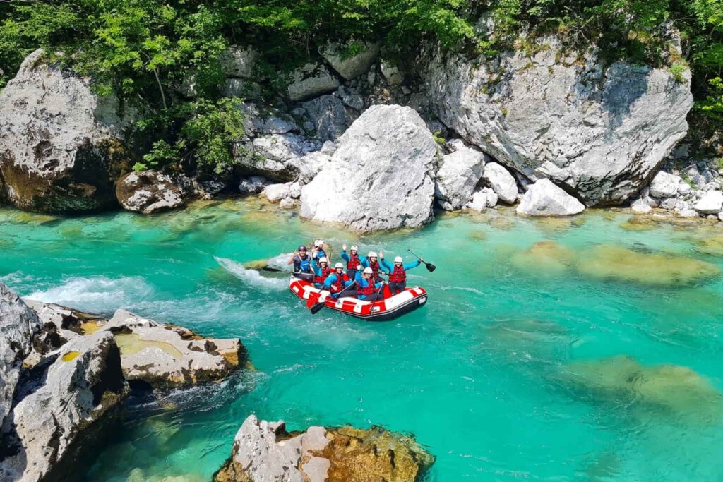 Rafting Soča River, Bovec