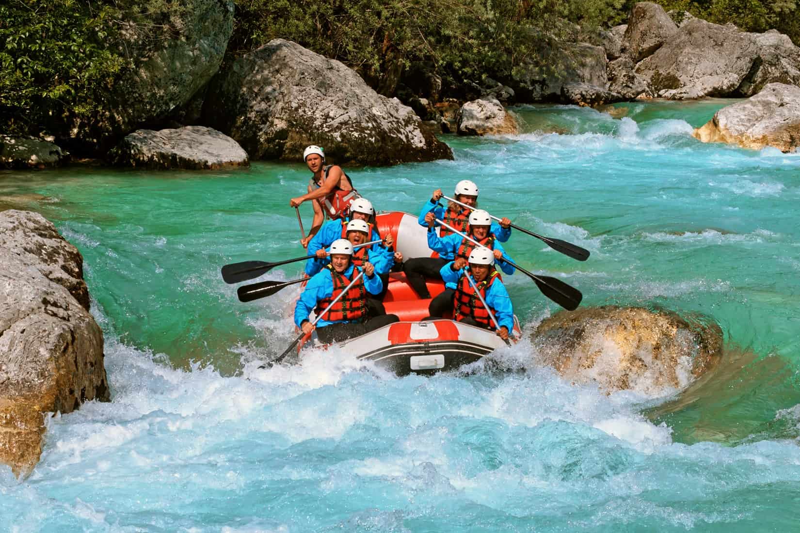 Rafting Soča River, Bovec