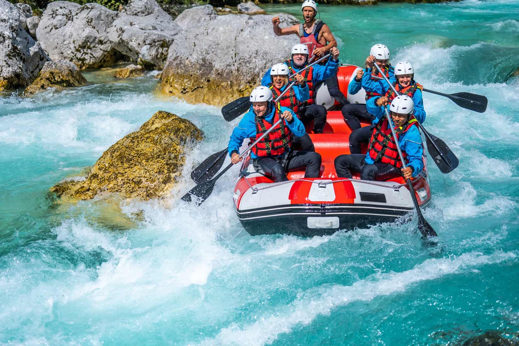 Rafting Soča River, Bovec